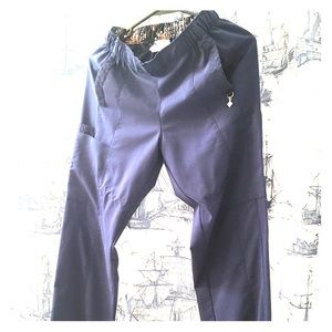 Vera Bradley Pant Scrub Navy Blue Size XS